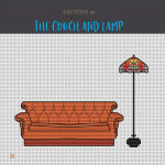 Alternative view 7 of The One with All the Cross-Stitch: 21 Unofficial Patterns for Fans of Friends