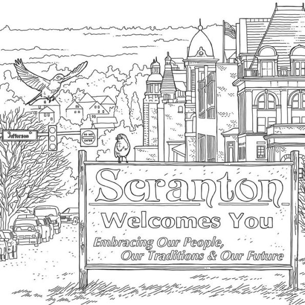 Welcome to Scranton: An Unofficial Coloring Book for Fans of The Office