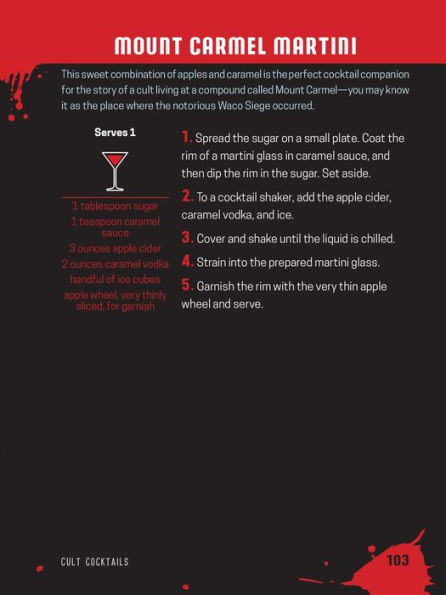 Mixology and Murder: Cocktails Inspired by Infamous Serial Killers, Cold Cases, Cults, and Other Disturbing True Crime Stories