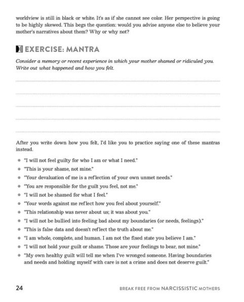 Break Free from Narcissistic Mothers: A Step-by-Step Workbook for Ending Toxic Behavior, Setting Boundaries, and Reclaiming Your Life