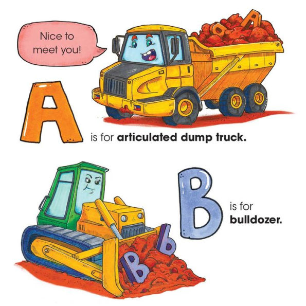 Danny the Digger Learns the ABCs: Practice the Alphabet with Bulldozers, Cranes, Dump Trucks, and more Construction Site Vehicles!