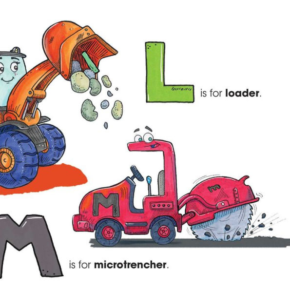 Danny the Digger Learns ABCs: Practice Alphabet with Bulldozers, Cranes, Dump Trucks, and more Construction Site Vehicles!