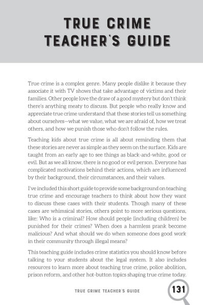 Curious Cases: True Crime for Kids: Hijinks, Heists, Mysteries, and More
