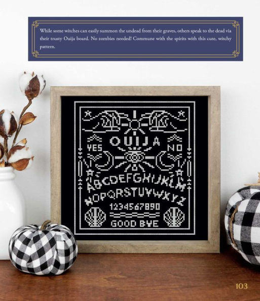 Unofficial Hocus Pocus Cross-Stitch: 25 Patterns and Designs for Works of Art You Can Make Yourself for Year-Round Halloween Decor