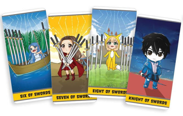 Cute Chibi Tarot: Understanding Tarot with the Chibi Universe - 78 Cards  and Guidebook