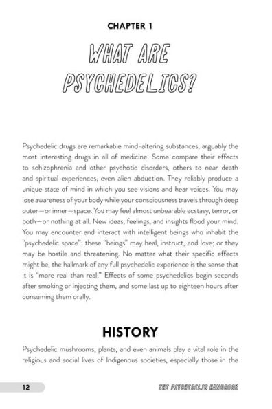 The Psychedelic Handbook: A Practical Guide to Psilocybin, LSD, Ketamine, MDMA, and DMT/Ayahuasca