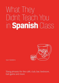Title: What They Didn't Teach You in Spanish Class: Slang Phrases for the Cafe, Club, Bar, Bedroom, Ball Game and More, Author: Juan Caballero