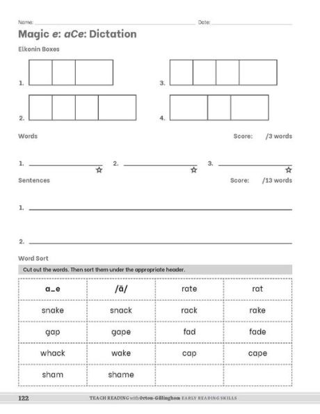 Teach Reading with Orton-Gillingham: Early Reading Skills: A Companion Guide with Dictation Activities, Decodable Passages, and Other Supplemental Materials for Struggling Readers and Students with Dyslexia