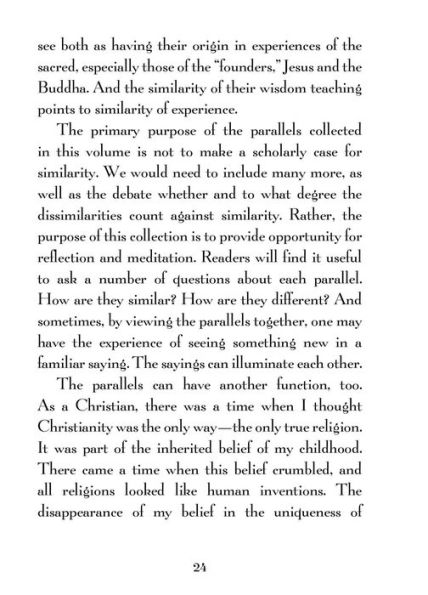 Jesus and Buddha: The Parallel Sayings