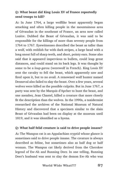 The Big Book of Cryptid Trivia: Fun Facts and Fascinating Folklore about Bigfoot, Mothman, Loch Ness Monster, the Yeti, and More Elusive Creatures