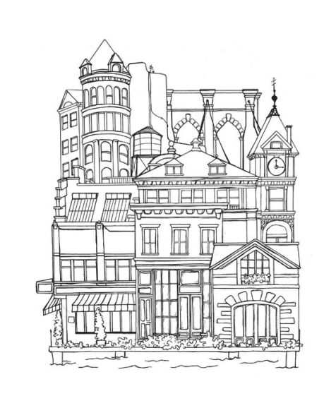 Brooklyn Bound: A Coloring Book: Including Williamsburg, Prospect Park, Coney Island, and More