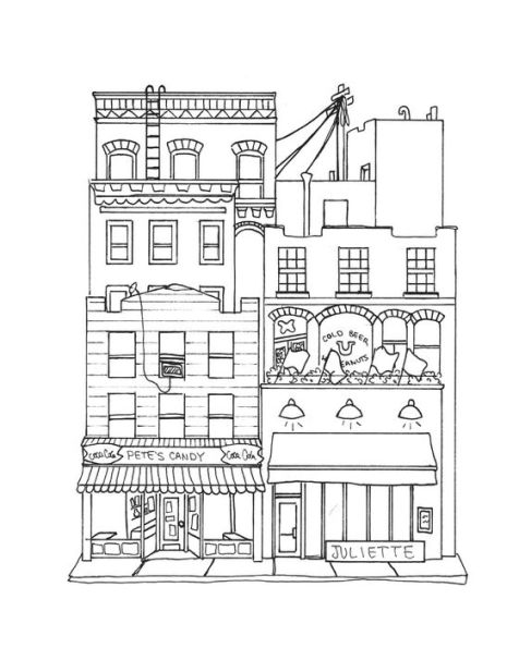 Brooklyn Bound: A Coloring Book: Including Williamsburg, Prospect Park, Coney Island, and More