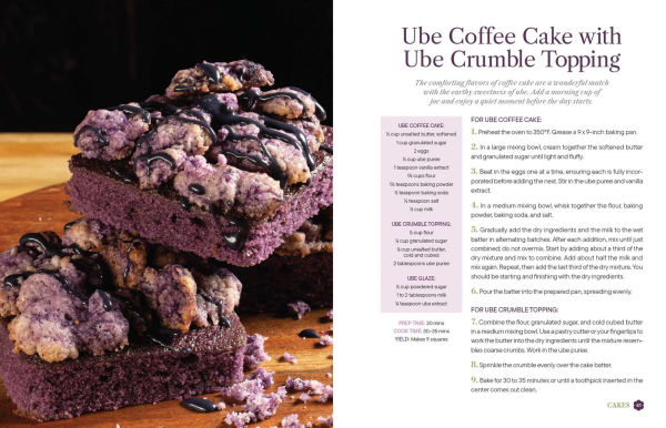 The Ube Baking Book: Mochi Pancakes, Decadent Brownies, Milk Bread, Traditional Cakes, and More Recipes with Filipinx Purple Yam