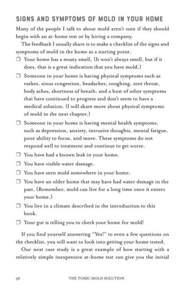 The Toxic Mold Solution: A Comprehensive Guide to Healing Your Home and Body from Mold: From Physical Symptoms to Tests and Everything in Between