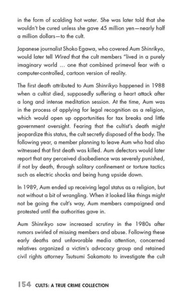 Cults: A True Crime Collection: The Shocking True Stories of Heaven's Gate, the Manson Family, Jim Jones, the Branch Davidians, and More Deathly Cases