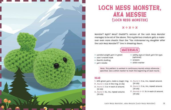 Cursed Crochet: Create Unhinged Versions of Your Favorite Cartoons, Characters, and Animals with Amigurumi Patterns Crafted by ChatGPT