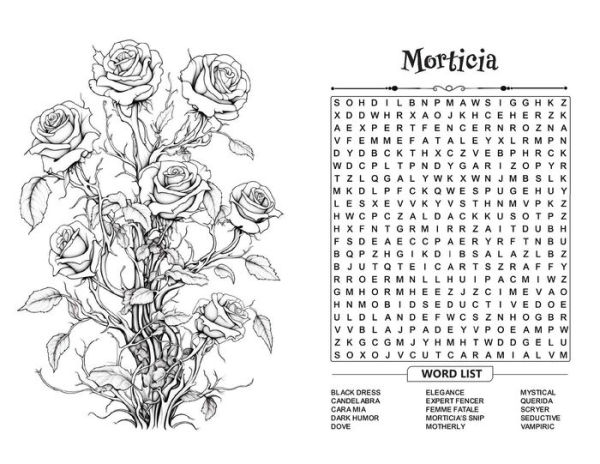 Wednesday Word Search: An Unofficial Activity Book
