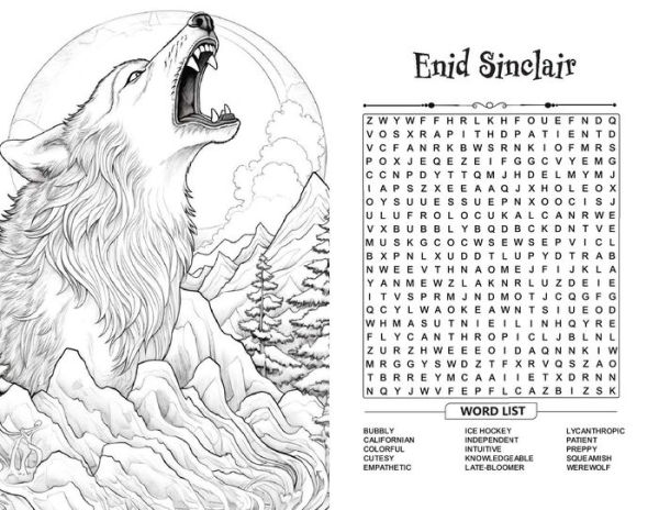 Wednesday Word Search: An Unofficial Activity Book