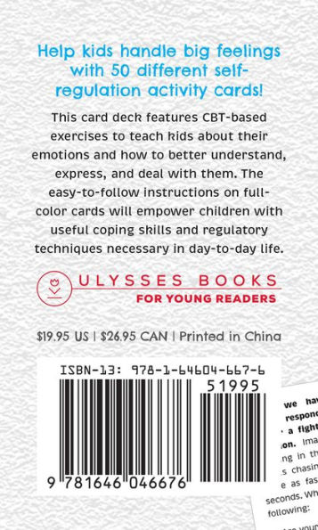 The Self-Regulation Deck for Kids: 50 Cards of CBT Exercises and Coping Strategies to Help Children Handle Anxiety, Stress, and Other Strong Emotions