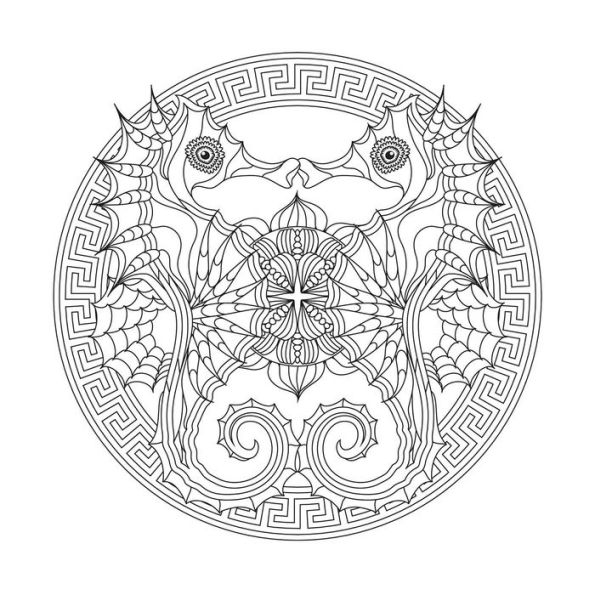 Meditation Mandalas: 24 Soothing Illustrations to Achieve Tranquility, Alleviate Anxiety, and Release Tension (Adult Coloring Book)