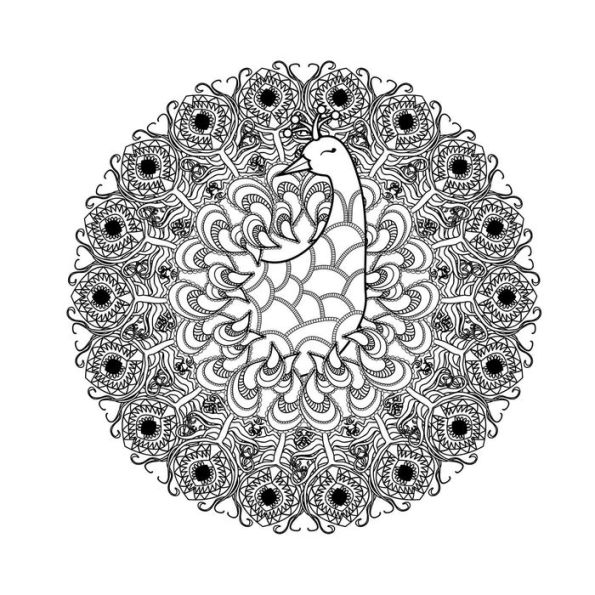 Meditation Mandalas: 24 Soothing Illustrations to Achieve Tranquility, Alleviate Anxiety, and Release Tension (Adult Coloring Book)