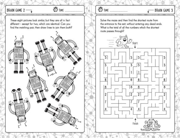 Brain Games for 10 Year Olds: Fun and Challenging Teasers, Logic Puzzles, More Gritty Kids