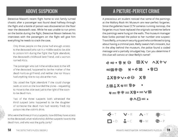 Hunt A Killer: The Detective's Puzzle Book 2: Tricky Ciphers, Mysterious Riddles, and More True Crime-Inspired Logic Games