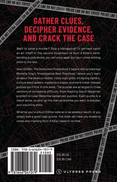 Hunt A Killer: The Detective's Puzzle Book 2: Tricky Ciphers, Mysterious Riddles, and More True Crime-Inspired Logic Games