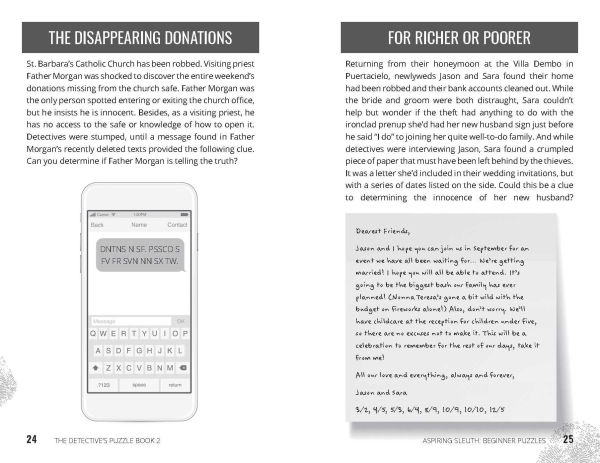 Hunt A Killer: The Detective's Puzzle Book 2: Tricky Ciphers, Mysterious Riddles, and More True Crime-Inspired Logic Games