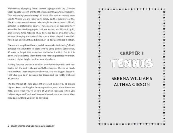 Sports Superstars from Black History: Inspiring Stories the Amazing Careers of Serena Williams, Simone Biles, Allyson Felix, Lebron James, and Many More African American Legends