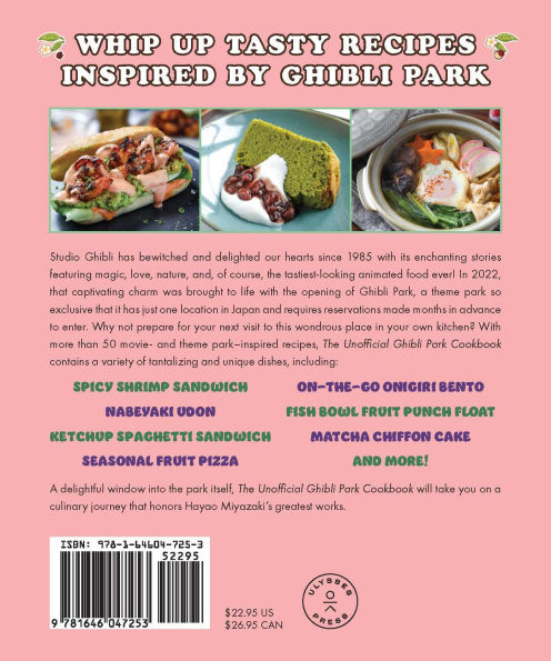 the Unofficial Ghibli Park Cookbook: 50+ Delightful Recipes Inspired by Whimsical Theme and Movies from Your Favorite Japanese Animation Studio