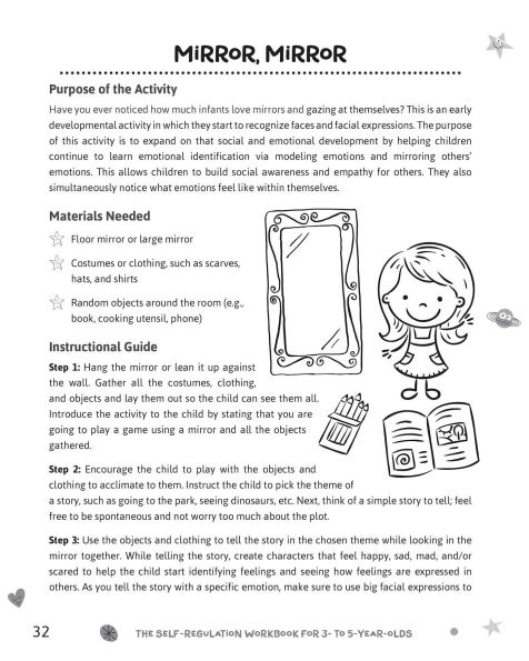 The Self-Regulation Workbook for 3- to 5-Year-Olds: Play-Based and Creative Activities Build Coping Skills Handle Big Emotions
