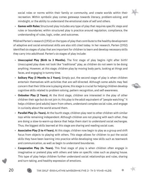 The Self-Regulation Workbook for 3- to 5-Year-Olds: Play-Based and Creative Activities Build Coping Skills Handle Big Emotions