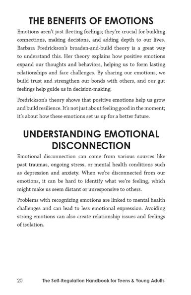 The Self-Regulation Handbook for Teens and Young Adults: A Trauma-Informed Guide to Fostering Personal Resilience and Enhancing Interpersonal Skills