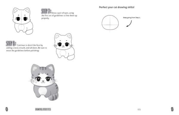 Drawing Chibi Pets: Learn to Draw Kawaii Companions from Dogs, Cats, and Hamsters to Lizards and Fish! (How to Draw Books)