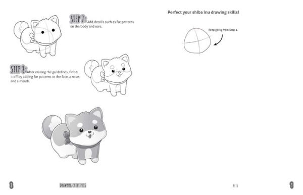 Drawing Chibi Pets: Learn to Draw Kawaii Companions from Dogs, Cats, and Hamsters to Lizards and Fish! (How to Draw Books)