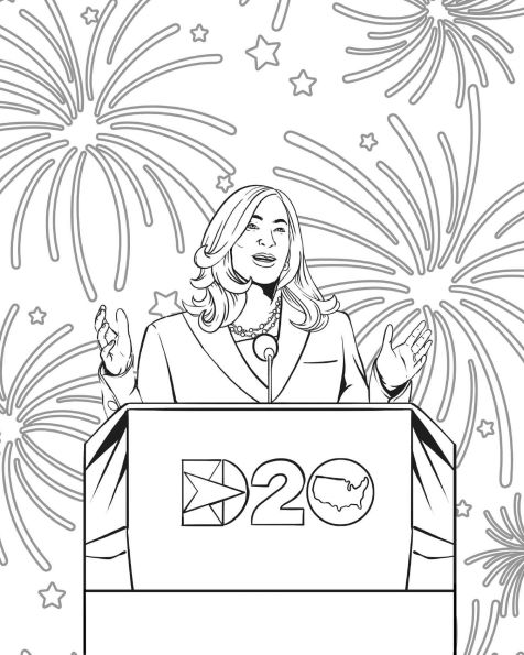 Kamala Harris: The Coloring Book
