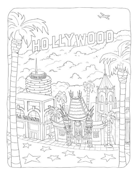 The California State Coloring Book: Landmarks and Landscapes to Color from the Golden State