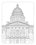 Alternative view 7 of The California State Coloring Book: Landmarks and Landscapes to Color from the Golden State