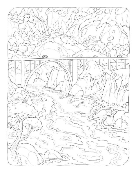 The California State Coloring Book: Landmarks and Landscapes to Color from the Golden State