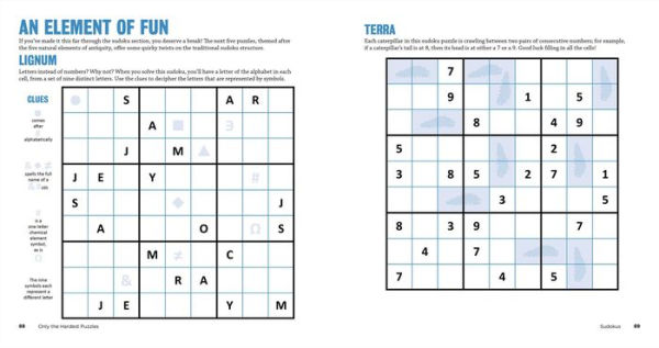 Only the Hardest Puzzles: A Vexing Variety of Crosswords, Sudoku & More