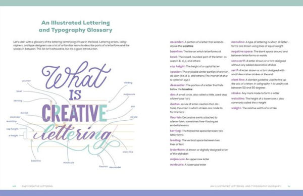 Easy Creative Lettering: A Step-by-Step Guide to Lettering, Flourishing, and More