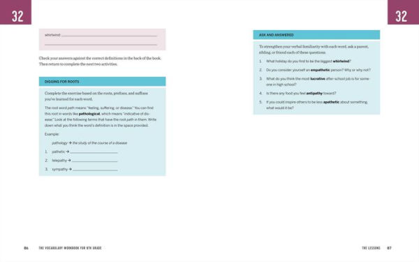 The Vocabulary Workbook for 8th Grade: Weekly Activities to Boost Your Word Power