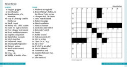Alternative view 9 of 100 Large-Print Crossword Puzzles: Easy Puzzles to Entertain Your Brain