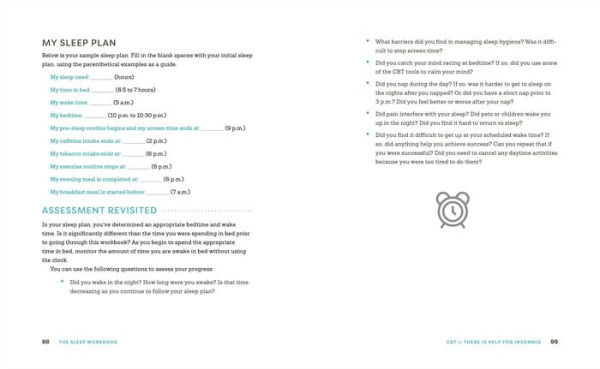 the Sleep Workbook: Easy Strategies to Break Anxiety-Insomnia Cycle