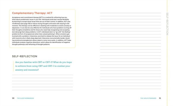 the Sleep Workbook: Easy Strategies to Break Anxiety-Insomnia Cycle