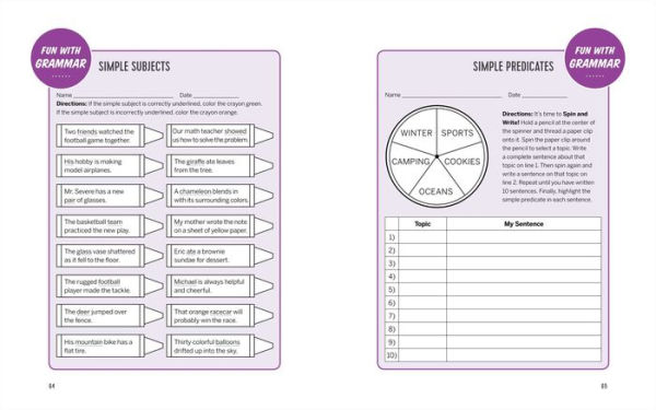 The English Grammar Workbook for Grades 3, 4, and 5: 140+ Simple Exercises to Improve Grammar, Punctuation and Word Usage