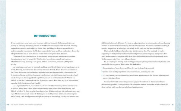 The Heart Disease Prevention Cookbook: 125 Easy Mediterranean Diet Recipes for a Healthier You