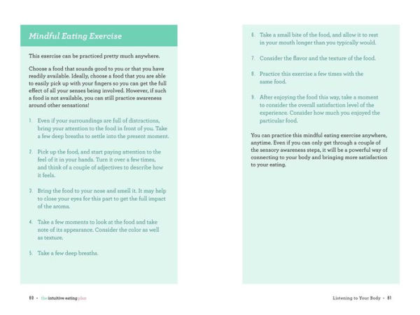 The Intuitive Eating Plan: A Body-Positive Approach to Rebuilding Your Relationship with Food