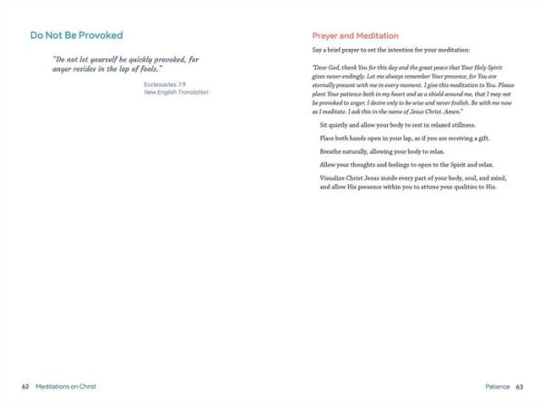 Meditations on Christ: A 5-Minute Guided Journal for Christians